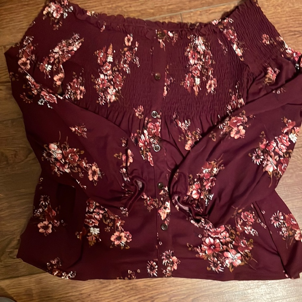 Off the shoulder blouse